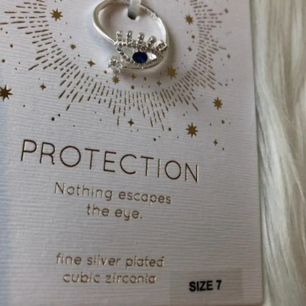 Unwritten Evil Eye Wrap Around Ring